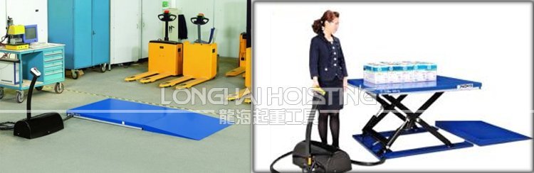 超低型電動(dòng)升降平臺(tái)使用案例