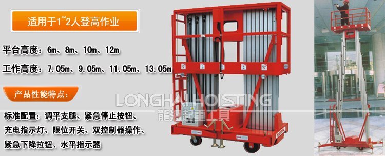 雙桅高空作業(yè)平臺(tái)