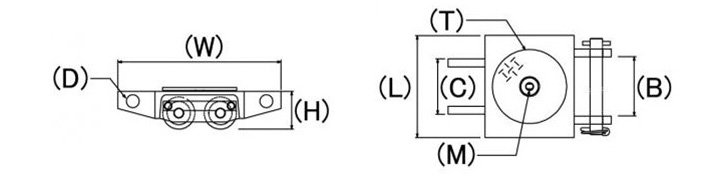 進口UW直行搬運小坦克尺寸