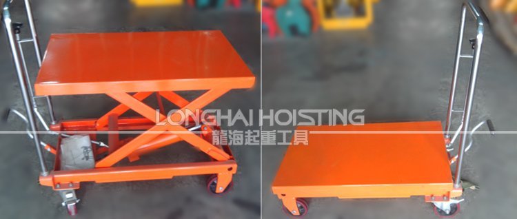 腳踏式升降平臺(tái)車(chē)實(shí)物 腳踏式升降平臺(tái)車(chē)實(shí)物