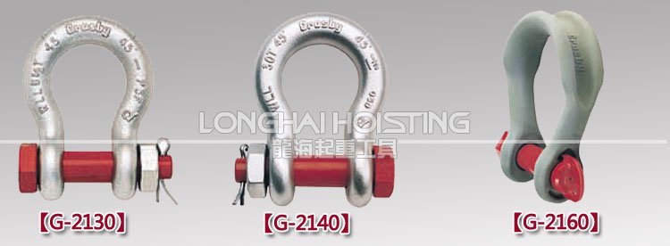 美國(guó)科索比弓型卸扣型號(hào)規(guī)格