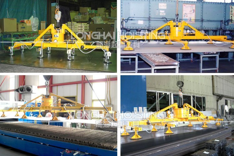 長(zhǎng)尺寸鋼板無(wú)動(dòng)力真空吸盤(pán)實(shí)物圖