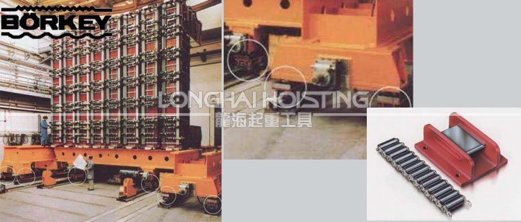 德國(guó)borkey滾輪小車應(yīng)用案例