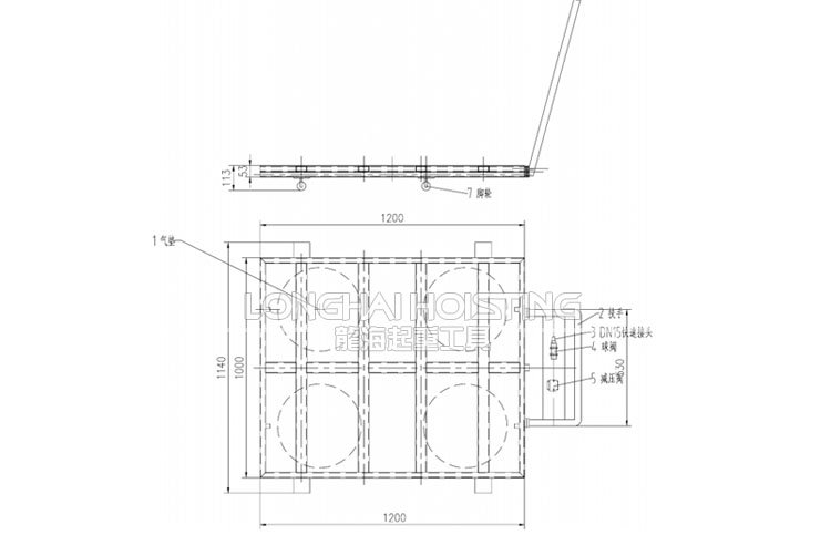 氣浮平板搬運車尺寸