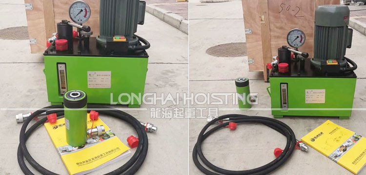 張拉分離式千斤頂實物 張拉分離式千斤頂實物